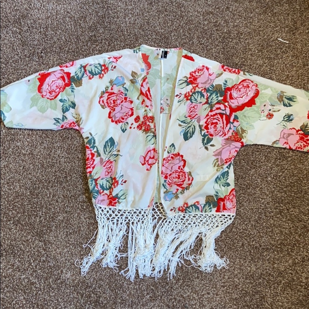 Women’s floral cover up